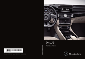 2015 Mercedes Benz CLS COMAND Manual
